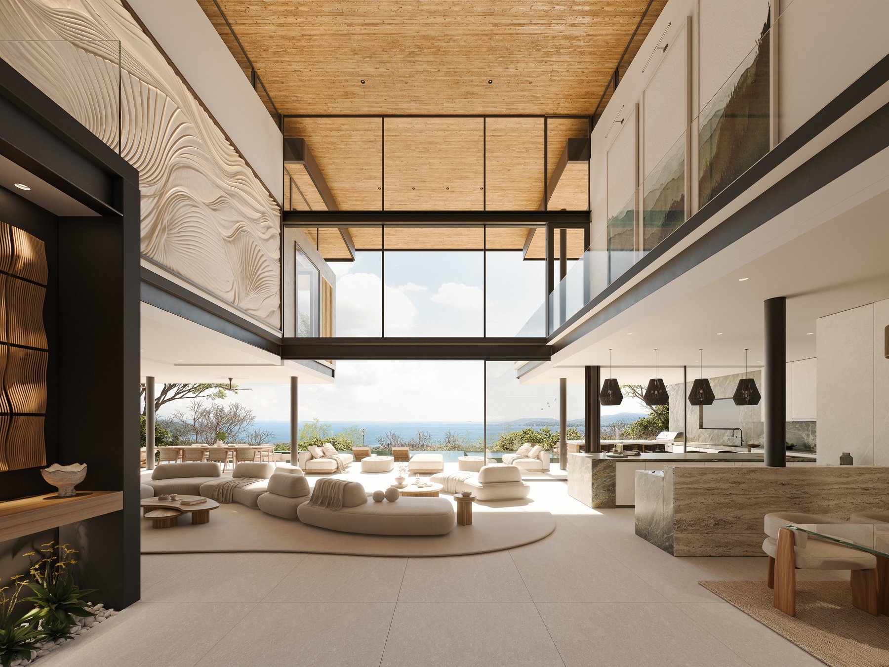 Tres Velas — residential architecture, Guayacán, Reserva Conchal, Guanacaste